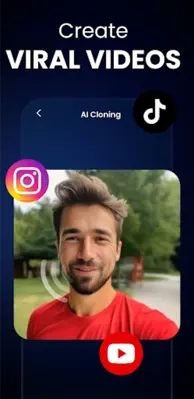 Voice & Face Cloning Clony AI android App screenshot 2