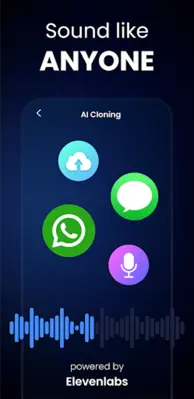 Voice & Face Cloning Clony AI android App screenshot 3